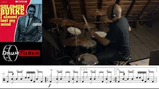 Solomon Burke  Cry to Me with Drum Music Drum Cover Studio Version [upl. by Enirak454]