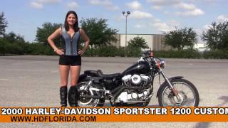 Used 2000 Harley Davidson Sportster 1200 Custom Motorcycles for sale [upl. by Ohs254]