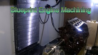 Machining a SBC Engine Block In Our HAAS CNC [upl. by Htebazileharas]