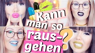 DIE KRASSESTEN LIPPENSTIFTE 💄💋 Kann man so raus gehen  ViktoriaSarina [upl. by Lust]