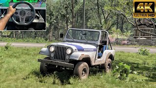 Jeep CJ5 Renegade  Forza Horizon 5  PXN V9 Steering Wheel Gameplay [upl. by Natsirc]