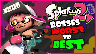 Ranking Every Splatoon 2 Boss [upl. by Assele928]