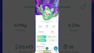 Evolving a solosis in pokemongo pokemon pokemongo shinypokemon pokemongosafarizone pokemon [upl. by Reggi]