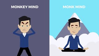 MONKEY Mind vs MONK Mind — The Power of Meditation [upl. by Eldoree411]