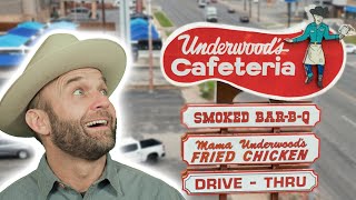 UNDERWOODS Cafeteria and BBQ 🍖🤤 in Brownwood TX [upl. by Volotta]