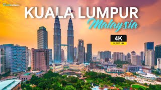 I Flew My Drone Over Kuala Lumpur Insane Footage [upl. by Cindie]