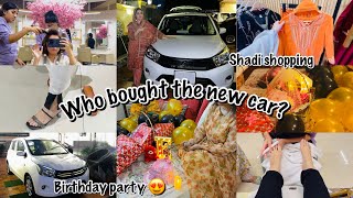 WHO BOUGHT THE NEW CAR  🩷FINALLY 😍 BIRTHDAY PARTY  GIFTS 😍 [upl. by Phillis]