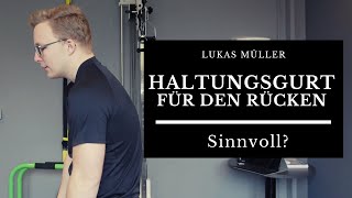 Haltungsgurt Rücken  Ist ein Haltungstrainer bei schlechter Haltung sinnvoll [upl. by Hefter]