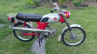 Honda 1972 đi full dáng 68 máy 110 xe đi làm hàng ngày đi tua phượt thoải mái 0989888439 [upl. by Leong]