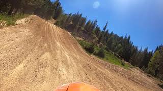 GW116  Holeshot and a Lap around Fossil Bowl MX Clarkia Idaho [upl. by Nordine]