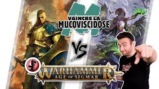 Warhammer AOS  StormCast VS Sylvaneth pour lutter contre la mucoviscidose SAM2021 [upl. by Aicilyt736]