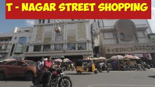 T Nagar street shopping  T Nagar Ranganathan Street Chennai  Cheapest Market Walk Vlog  தீ நகர் [upl. by Nimajeb]