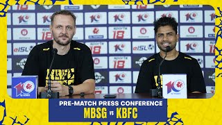 MBSG vs KBFC  ISL 10  PreMatch Press Conference  Kerala Blasters [upl. by Kevin]