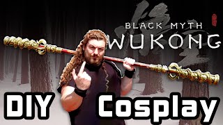 BLACK MYTH WUKONG STAFF  COMO FAZER BASTÃO DO REI MACACO DIY COSPLAY PROP TUTORIAL [upl. by Aikel]