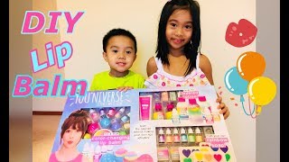 DIY Lip Balm kit with Super Spa Set YouNiverse How to make your own Lip Balm [upl. by Solhcin938]