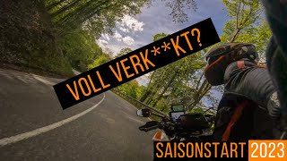 Meine erste Tour als Motorradreisen Veranstalter 2023 Saisonstart im Spessart und Odenwald S1 E1 [upl. by Aniarrol]