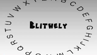 How to Say or Pronounce Blithely [upl. by Nifled]