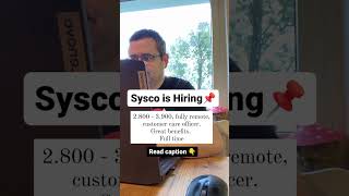 Here are details ⬇️ This is a customer care position for Sysco [upl. by Tegdirb665]