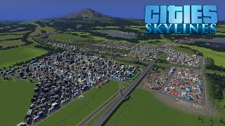 Cities Skylines 14  Train City  Autobahnerweiterung [upl. by Hugibert609]