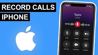 How To Record Calls On iPhone  Free amp Easy 2024 [upl. by Anovahs]