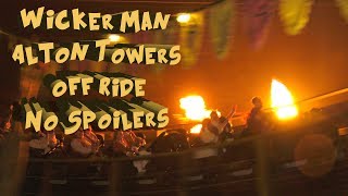 Wicker Man multi angle Off Ride POV Alton Towers 4K [upl. by Shinberg702]