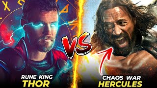 Can Thor Defeat Hercules   Thor Vs Hercules  Rune King Thor Vs Chaos War Hercules [upl. by Geiss]