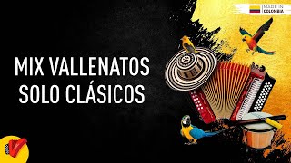 Mix Vallenatos Sólo Clásicos Video Letras  Sentir Vallenato [upl. by Duahsar]