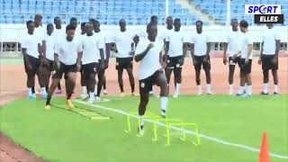 DERNIÈRE SÉANCE DENTRAINEMENT DES LIONS AU BINGU NATIONAL STADIUM AVANT LE DUEL FACE AU MALAWI 🇲🇼 [upl. by Crofton]