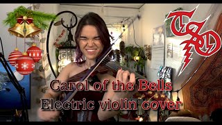 Carol of the Bells TSO electric violin cover  Mia Asano [upl. by Ulland513]