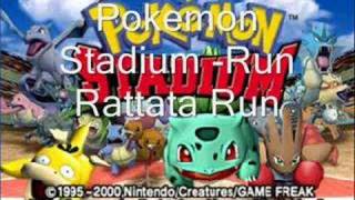 Pokemon Stadium  Run Rattata Run [upl. by Neeron569]