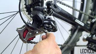 Comment régler un dérailleur arrière de vélo [upl. by Odnarb]