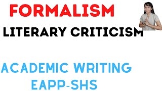 Formalism literary criticism and example Critical approach in literature [upl. by Chu708]