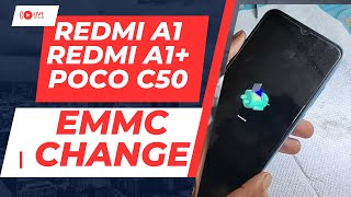 Redmi A1A1POCO C50 ice  Emmc Dead MTK Port Only  Emmc Change  With SP flash tool [upl. by Acirfa600]