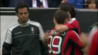 Pippo Inzaghi  Ultimo gol HD [upl. by Ahsaelat798]