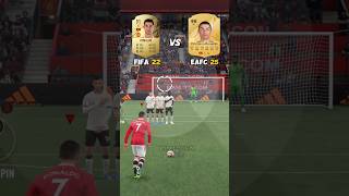 Ronaldo FIFA 22 VS FC 25 [upl. by Annaynek]