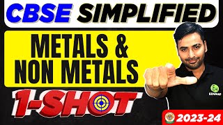 METALS amp NONMETALS  Science Class 10 OneShot Explanation 202324  CBSE SIMPLIFIED [upl. by Nine714]