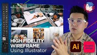 Making High Fidelity Wireframe  Using Adobe Illustrator [upl. by Panayiotis]