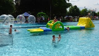 Rheder Freibad  50 Jahre Jubiläum  Spiel ohne Grenzen im Wasser [upl. by Suidaht]