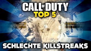 Call of Duty  Top 5 Schlechte Killstreaks DeutschGerman [upl. by Sokcin387]