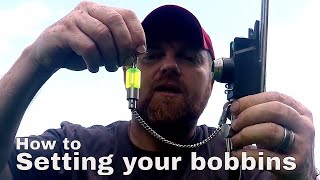 How to set fishing bobbins for fishing [upl. by Naivat]