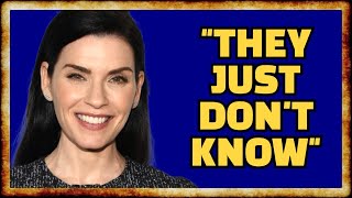 Julianna Margulies CHIDES Student Protestors in OBNOXIOUS Lecture [upl. by Gordie]