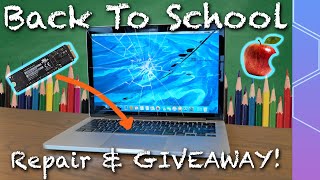 Ultimate Back to School MacBook GIVEAWAY Repair amp Upgrade [upl. by Anitteb618]