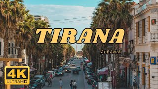 TIRANA  The Most Beautiful Capital City in Europe  ALBANIA 4K Walkthrough [upl. by Drye]