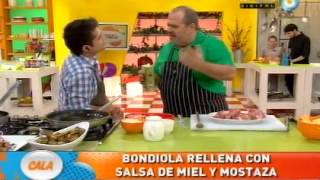 Bondiola rellena con salsa de miel y mostaza Parte 1 [upl. by Yorled]