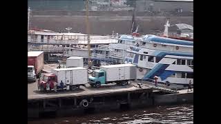 MS Veendam docks Manaus October 18 2005 [upl. by Ajiram490]