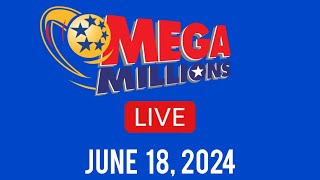 Mega Millions Drawing Results Live  Tuesday 18 June 2024 [upl. by Malory]