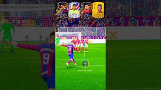 FC Barcelona VS AS Monaco Free kick Challenge in FC 24 shorts fc24 [upl. by Madonna93]