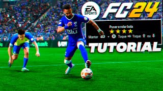 🔥 TUTORIAL DE DRIBLES SUPER BUGADOS DO EA SPORTS FC 24 [upl. by Filippa]