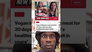 Vegan influencer eats meat for 30 days tells fans shes healthier than shes felt in years [upl. by Alliuqat]