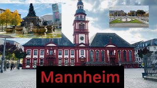 MANNHEIM GERMANY BEAUTIFUL CITY OF MANNHEIM TRAVEL GERMANY travelgermany [upl. by Chap]